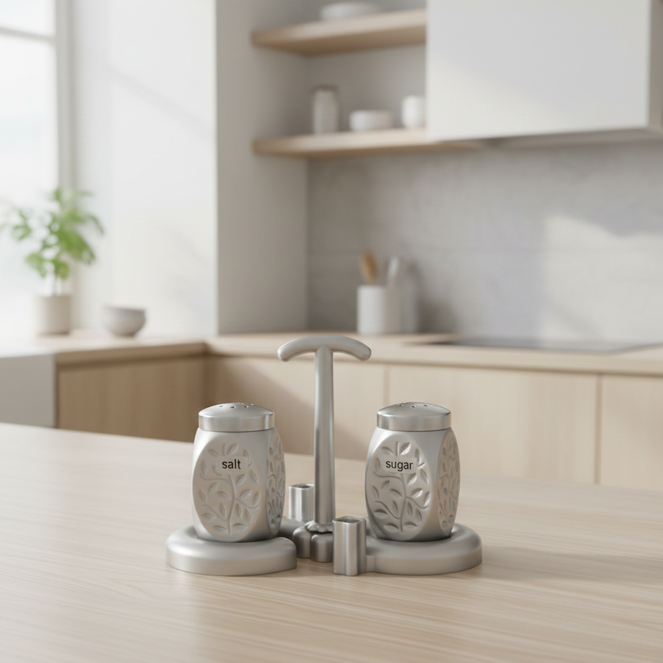 Premium Kitchen Salt and Sugar Pot Set