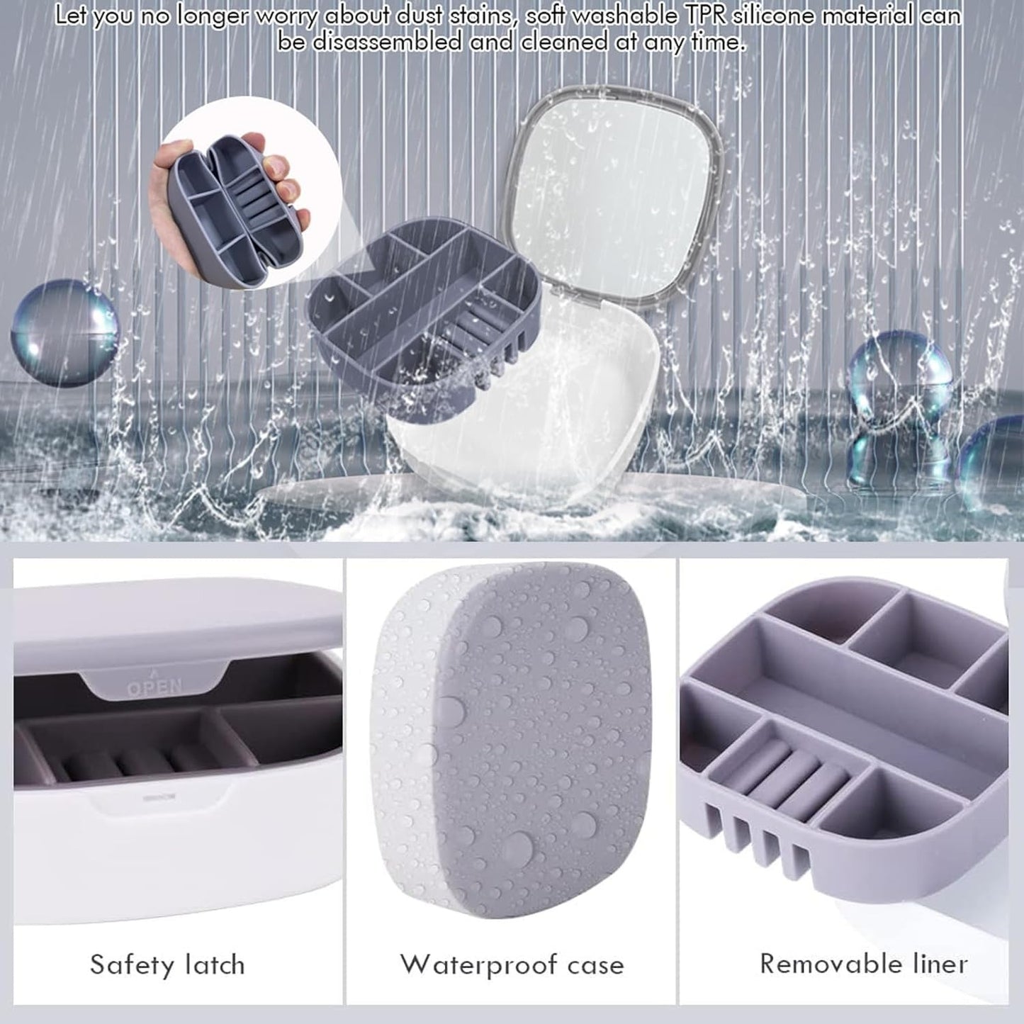 Portable Mini Jewelry Storage Box