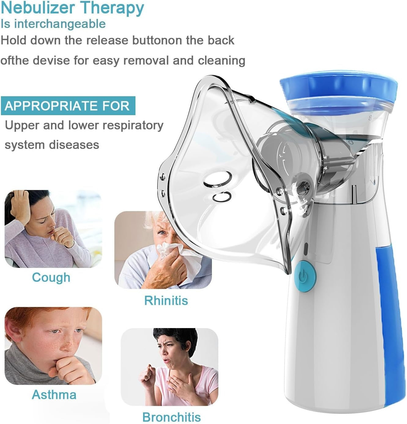 BreatheEasy™ Portable Mesh Nebulizer