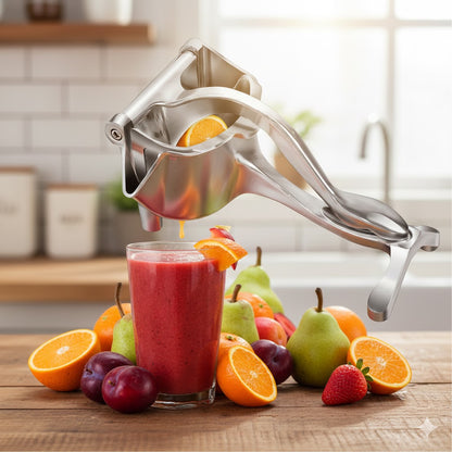 Stainless Steel Lemon Orange Clip Handheld Fruit Juicer | Durable Manual Portable Juicer
