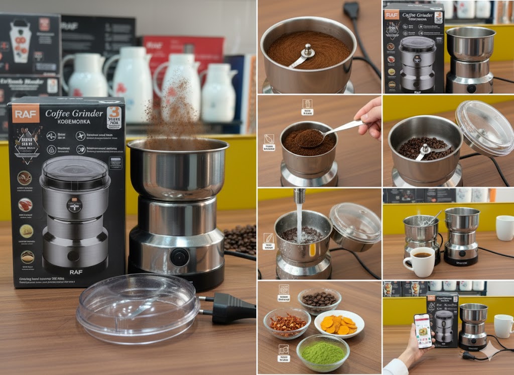 Pro-Grind: 2-in-1 Electric Coffee & Masala Grinder