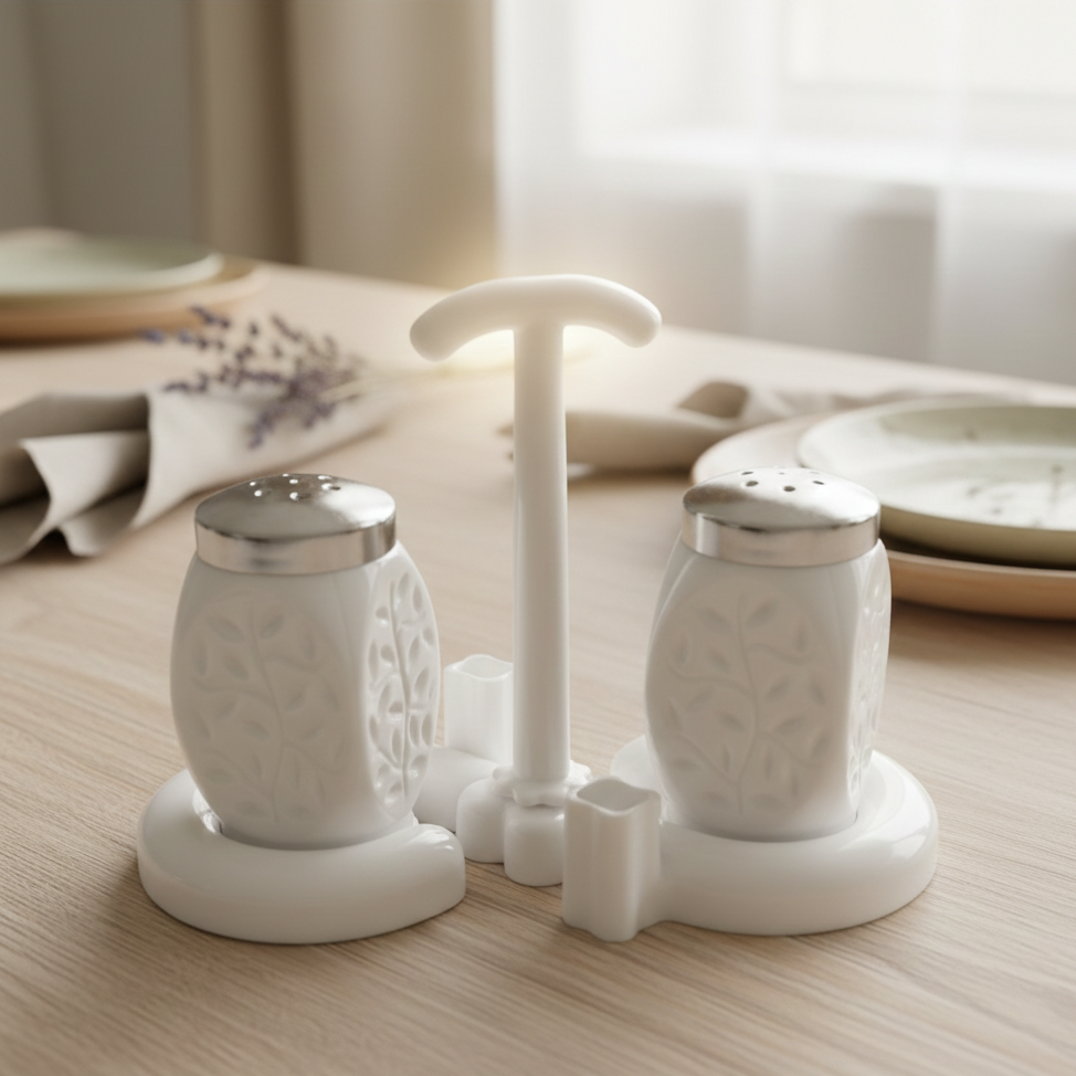 Premium Kitchen Salt and Sugar Pot Set