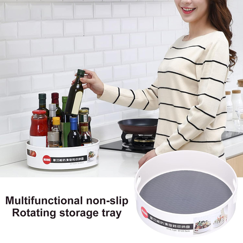 Home Rotating Storage Box with Open Handle