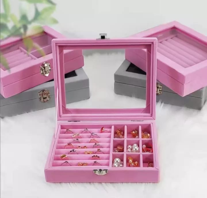 Jewelry Storage Organizer Box with Lock