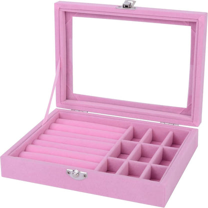 Jewelry Storage Organizer Box with Lock