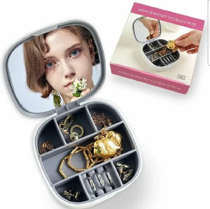 Portable Mini Jewelry Storage Box